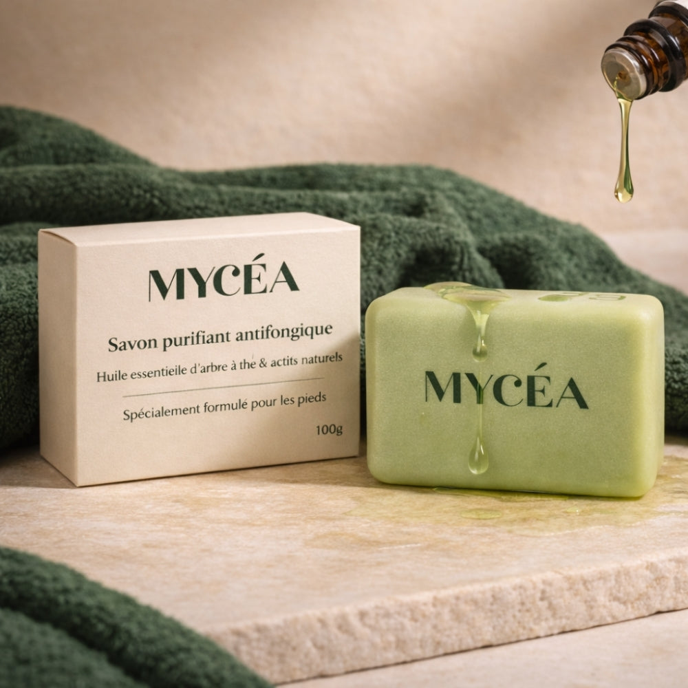 Le savon antifongique qui élimine la mycose des pieds sous la douche.